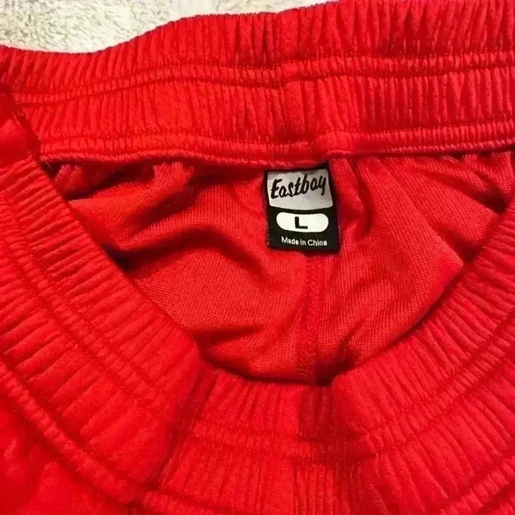 EASTBAY track pants men’s large red trending style - Picture 5 of 6